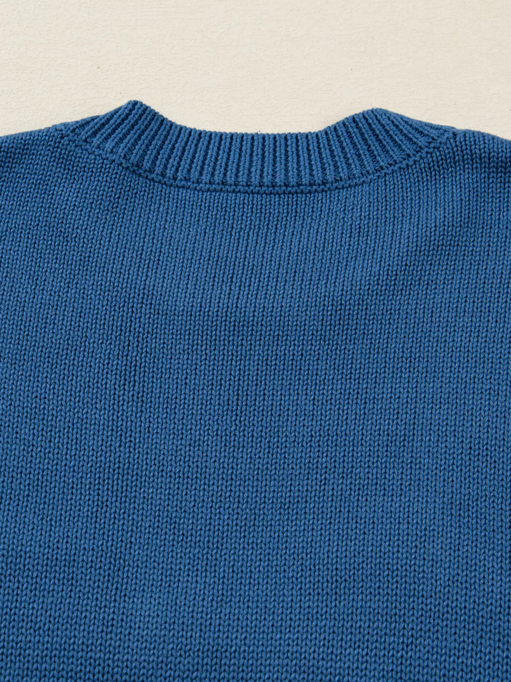 Howdy Embroidered Round Neck Sweater