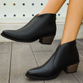 Pointed-Toe Ankle Boots