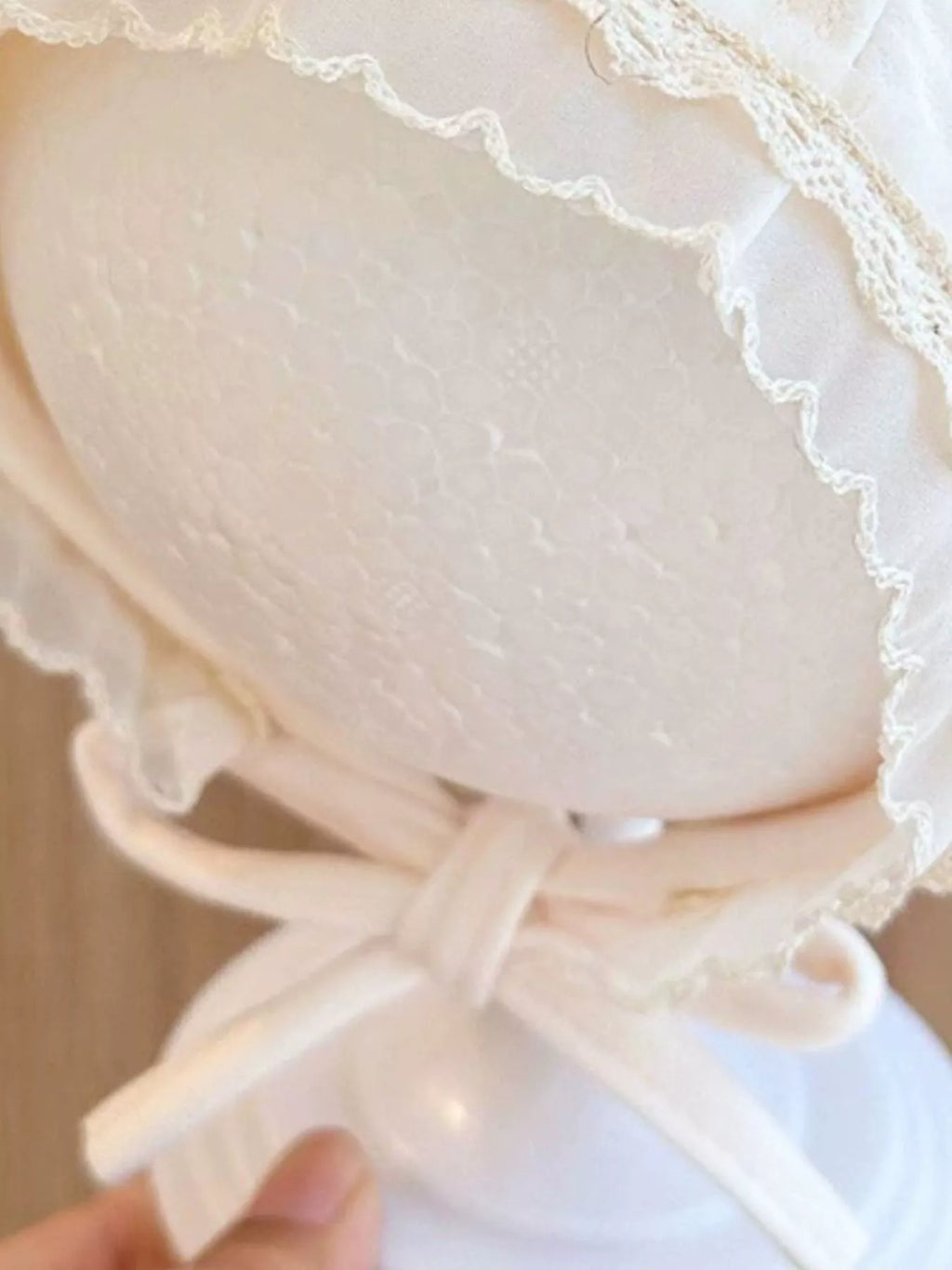 Children's Lace Detail Cute Bowknot Hat