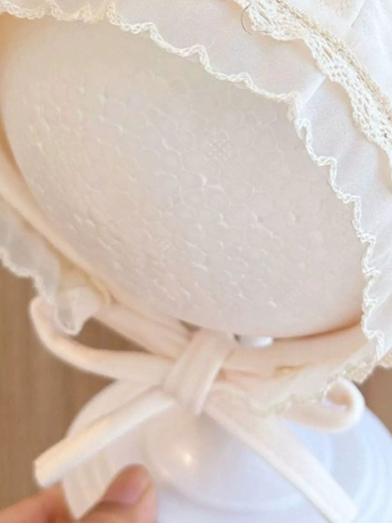 Children's Lace Detail Cute Bowknot Hat