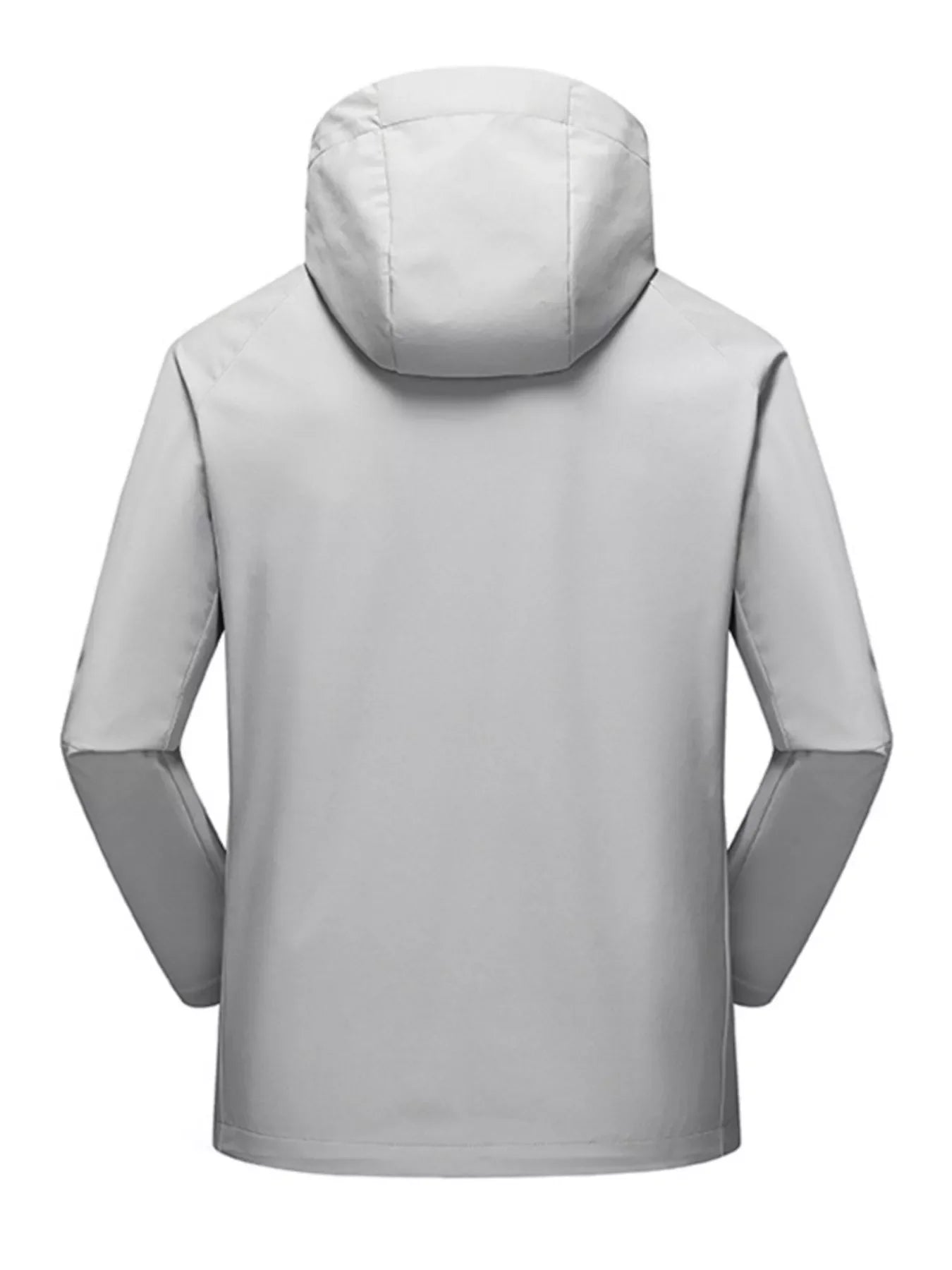 Men's Full Size Lightweight Hooded Windproof Outdoor Jacket Plus Size