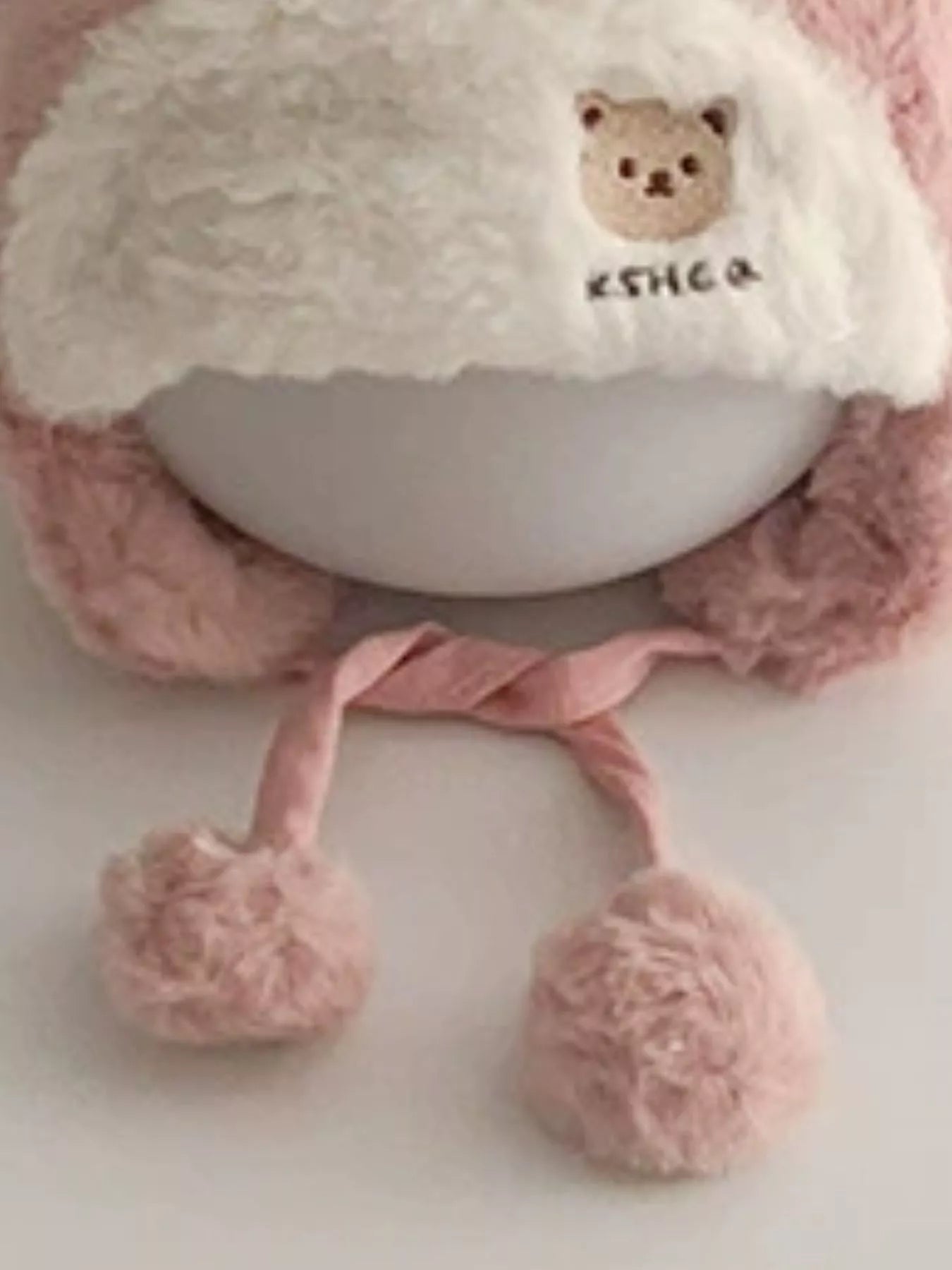 Children's Bear Ear Fluffy Hat
