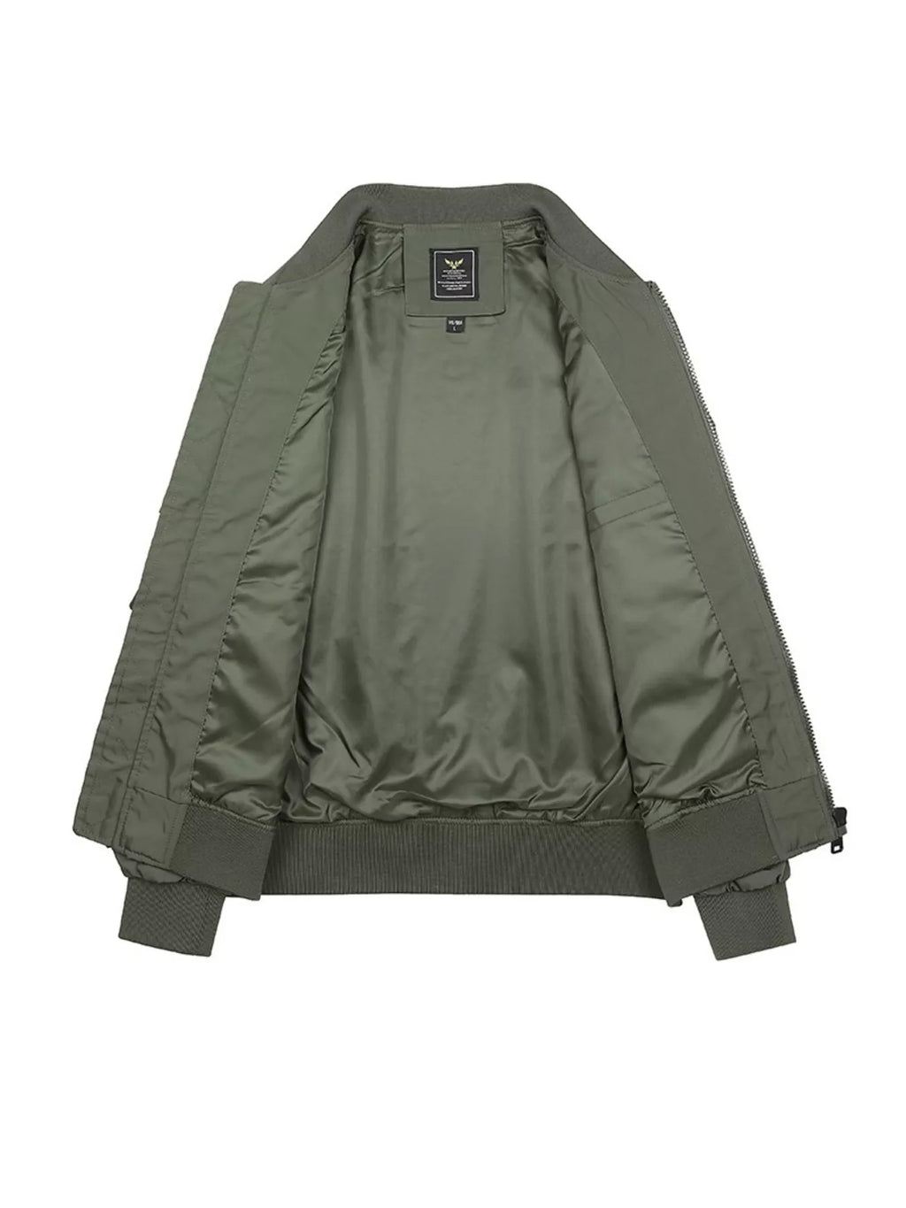 Men's Plus Size Multi-Pocket Bomber Jacket