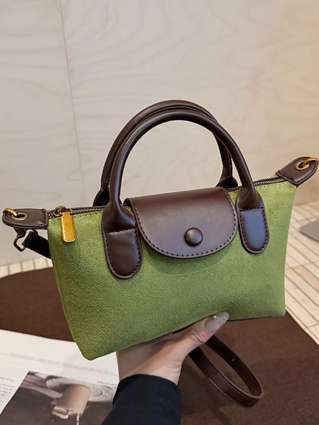 Top Handle Crossbody Bag