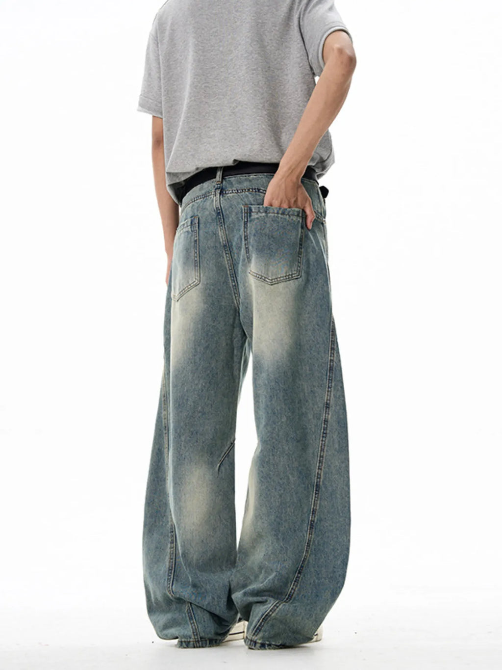 Men's Vintage Wide Leg Jeans