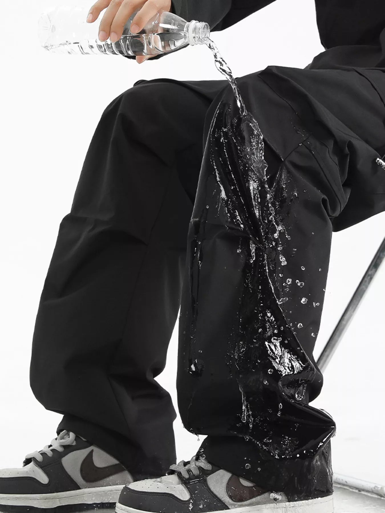 Men's Plus Size Multi-Pocket Cargo Waterproof Pants