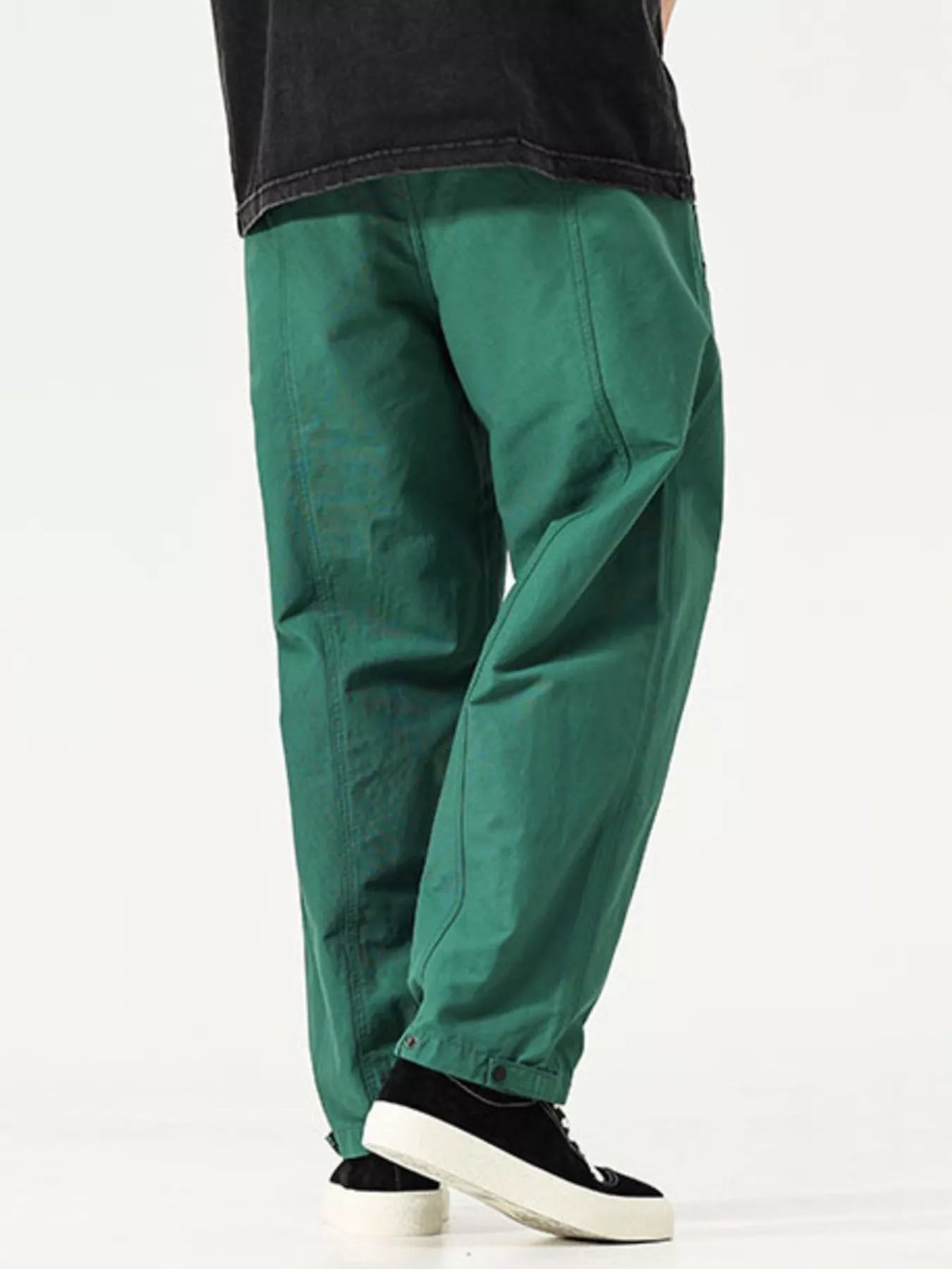 Men's Full Size Casual Loose Fit Cargo Pants Plus Size