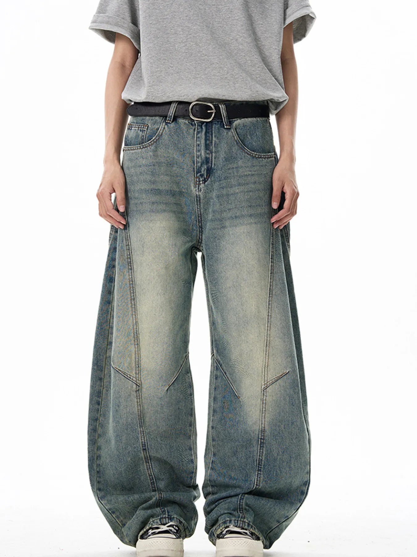 Men's Vintage Wide Leg Jeans