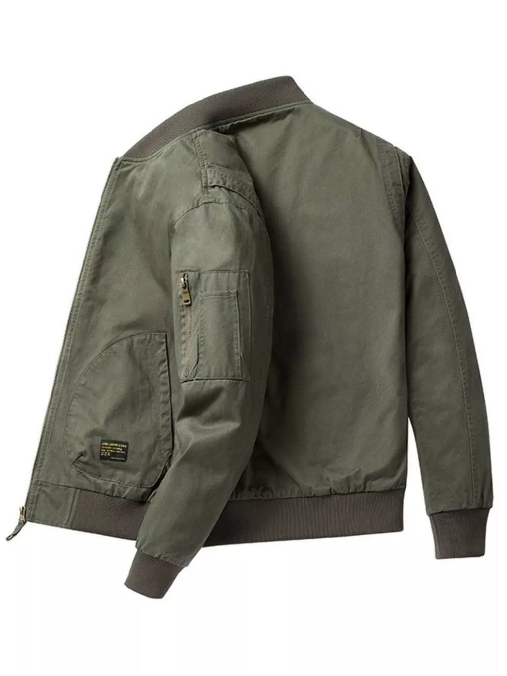 Men's Plus Size Casual Lightweight Bomber Jacket
