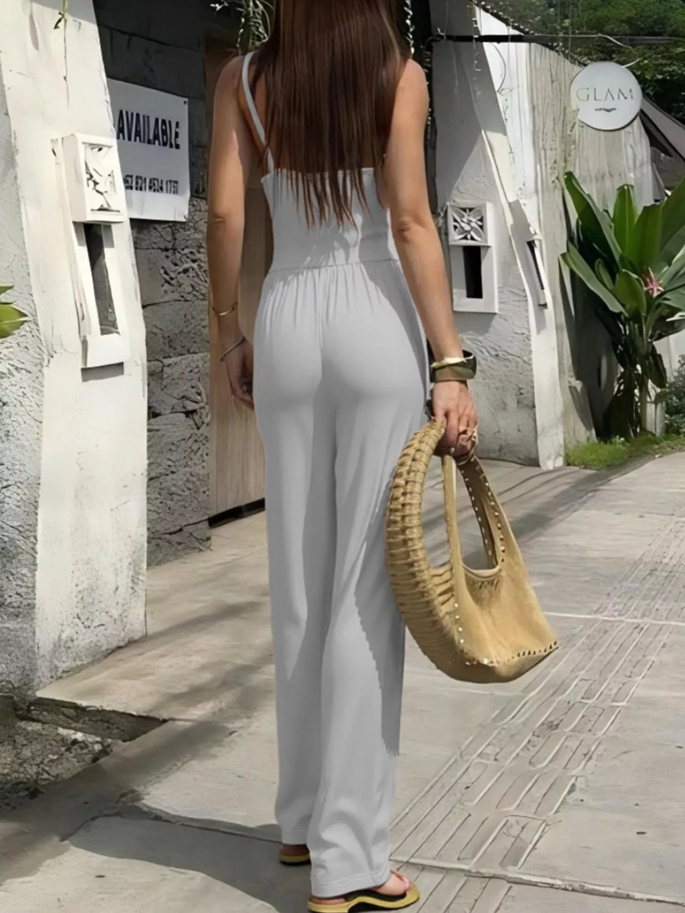 Wide Leg Cami Jumpsuit
