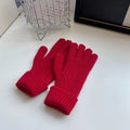 Warm Knitted Winter Gloves
