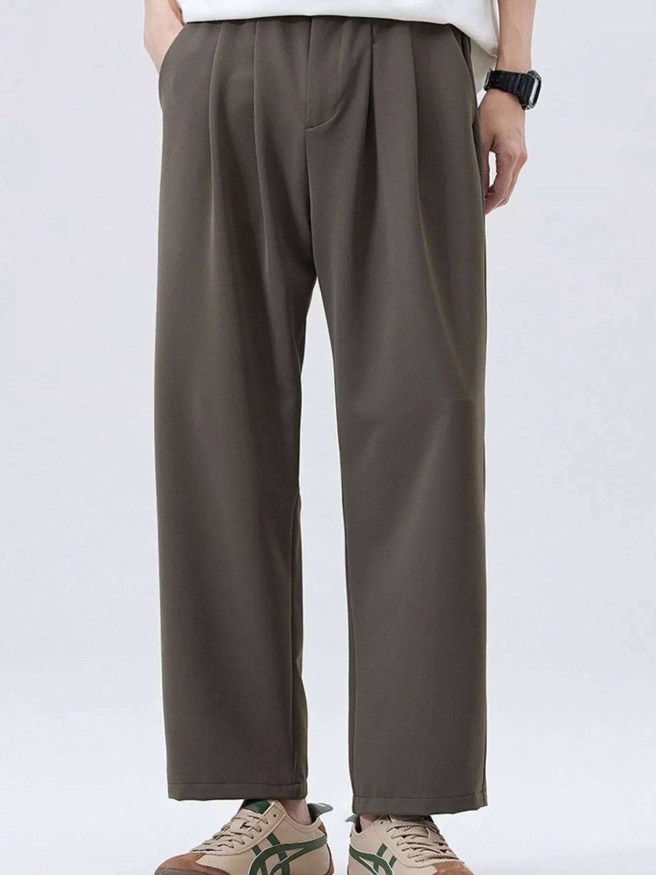 Men's Full Size Wide Leg Casual Pants Plus Size