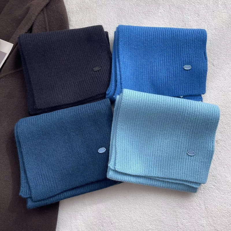 Pure Wool Warm Knit Scarf