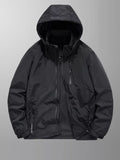 Men's Plus Size Casual Hooded Windproof Outdoor Jacket