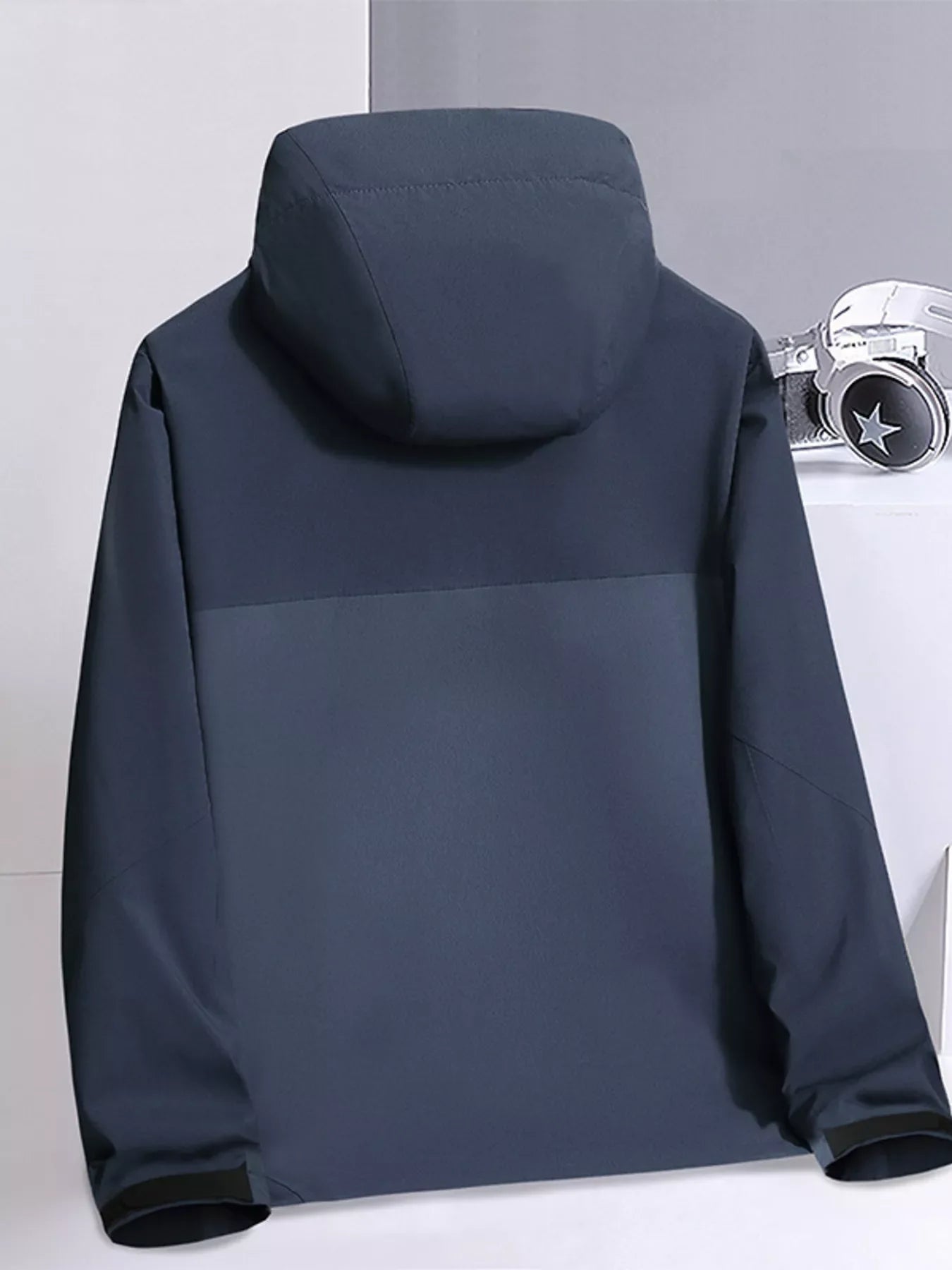 Men's Plus Size Hooded Windproof Outdoor Jacket