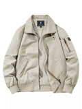 Men's Plus Size Casual Lightweight Bomber Jacket