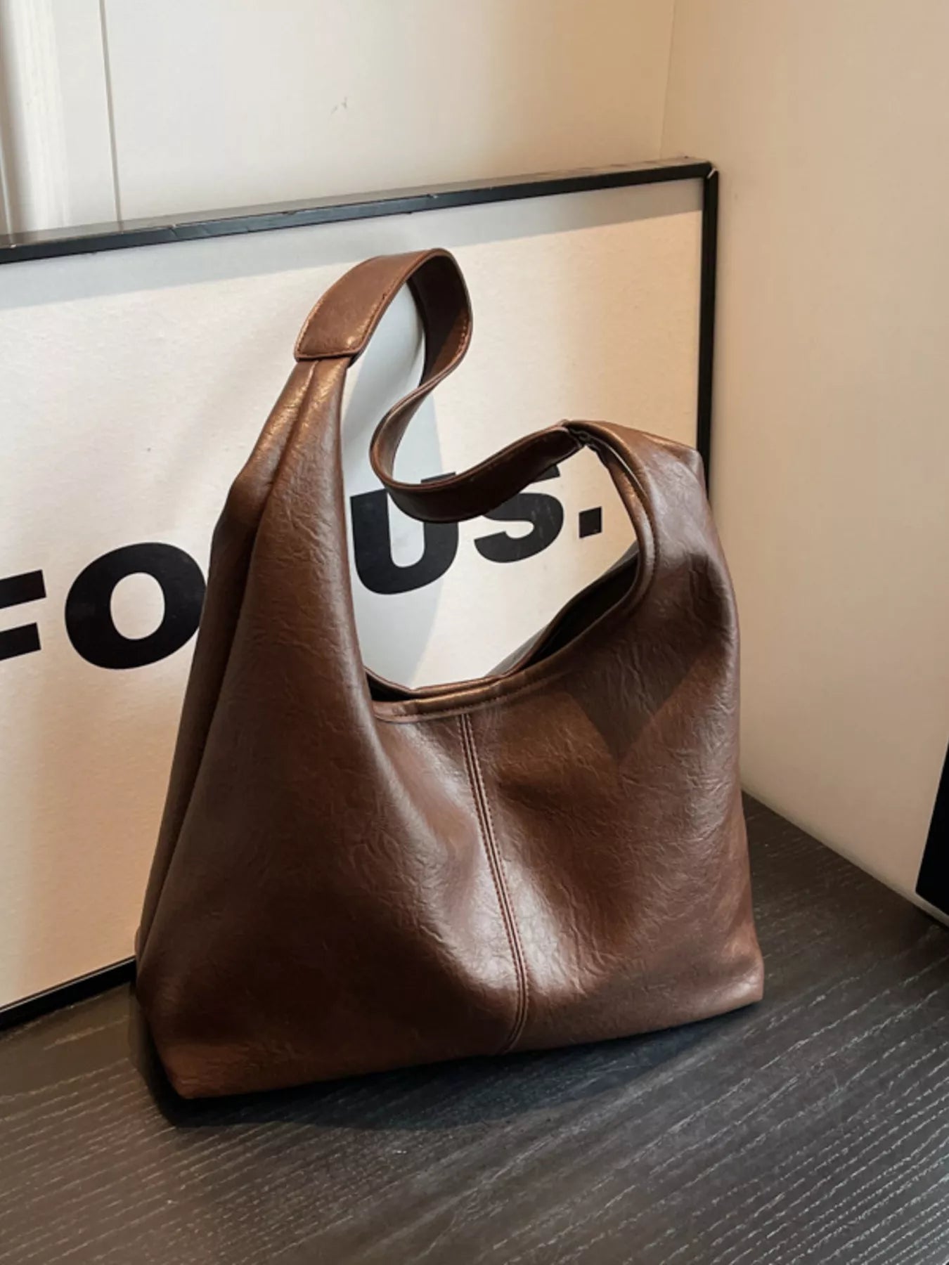 PU Leather Shoulder Bag