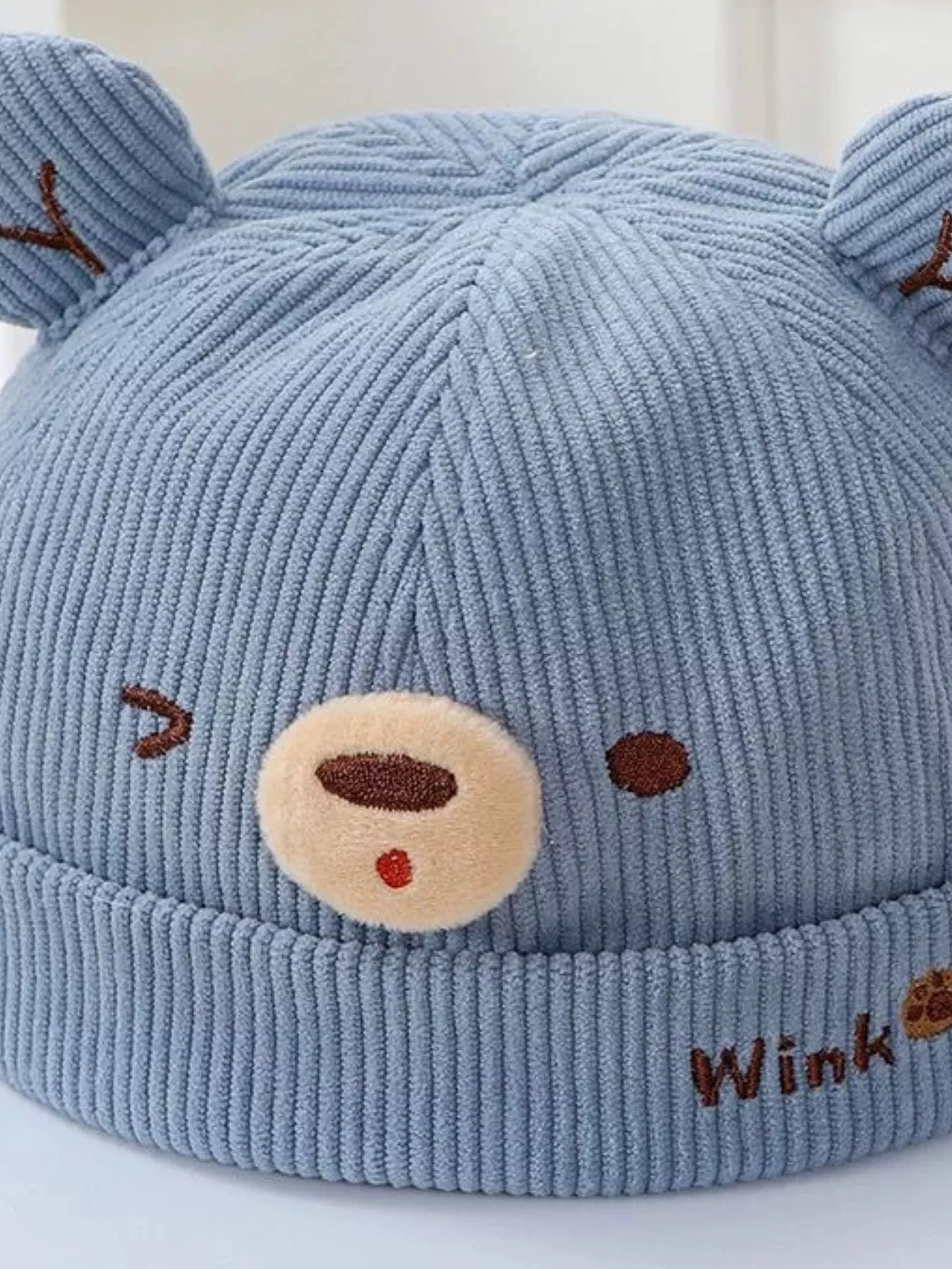 Children's Bear Ear Corduroy Hat