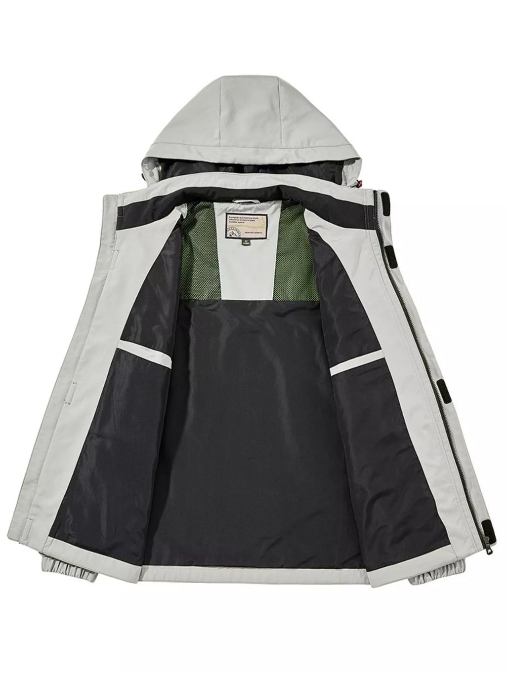 Men's Plus Size Hooded Windproof Outdoor Jacket