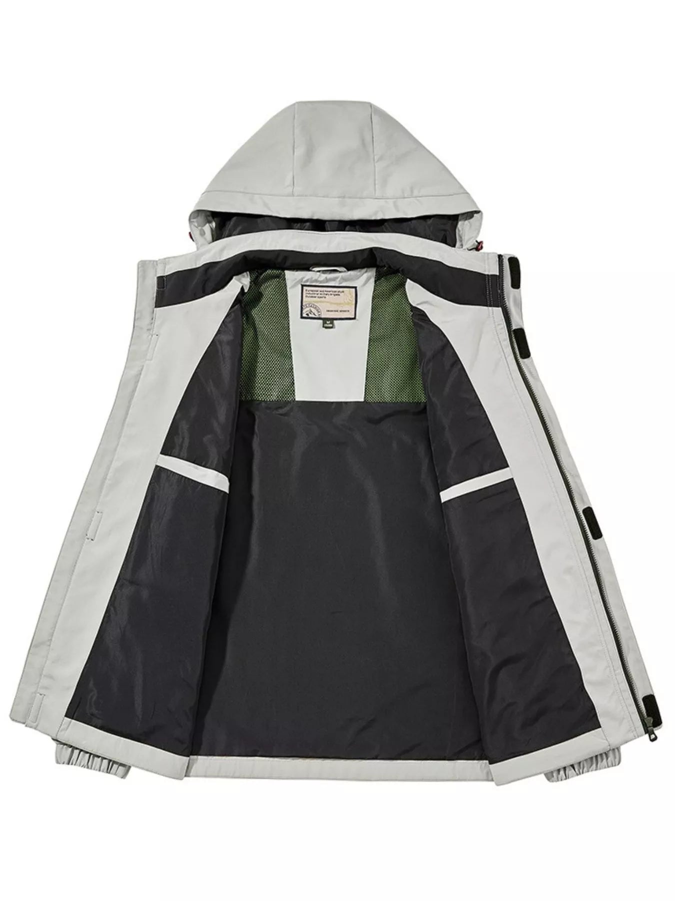 Men's Plus Size Hooded Windproof Outdoor Jacket