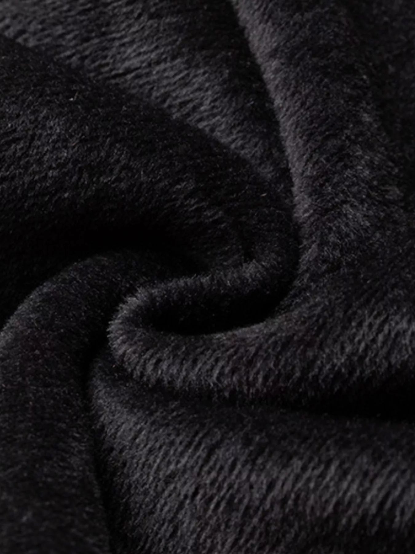 Men's Plus Size Velvet Embroidered Warm T-Shirt