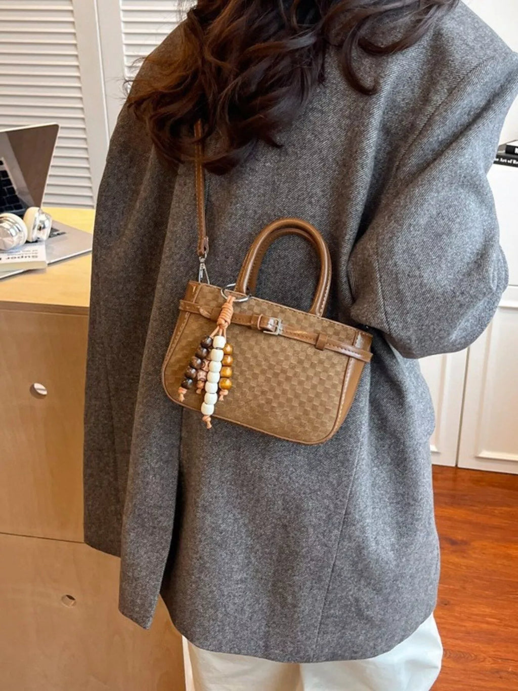 Top Handle Crossbody Bag