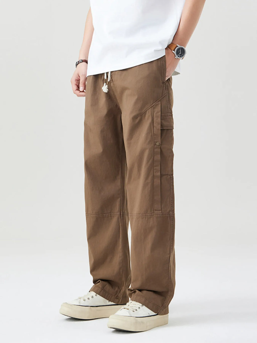 Men's Full Size Loose Fit Cargo Pants Plus Size