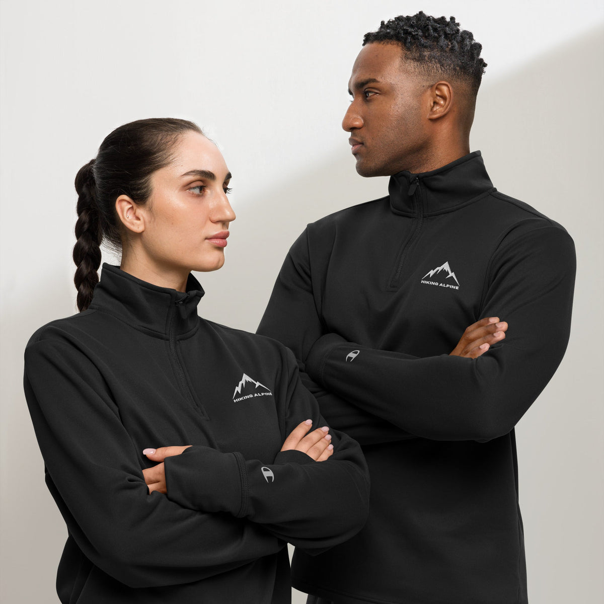 Hiking Alpine Living Quarter zip pullover