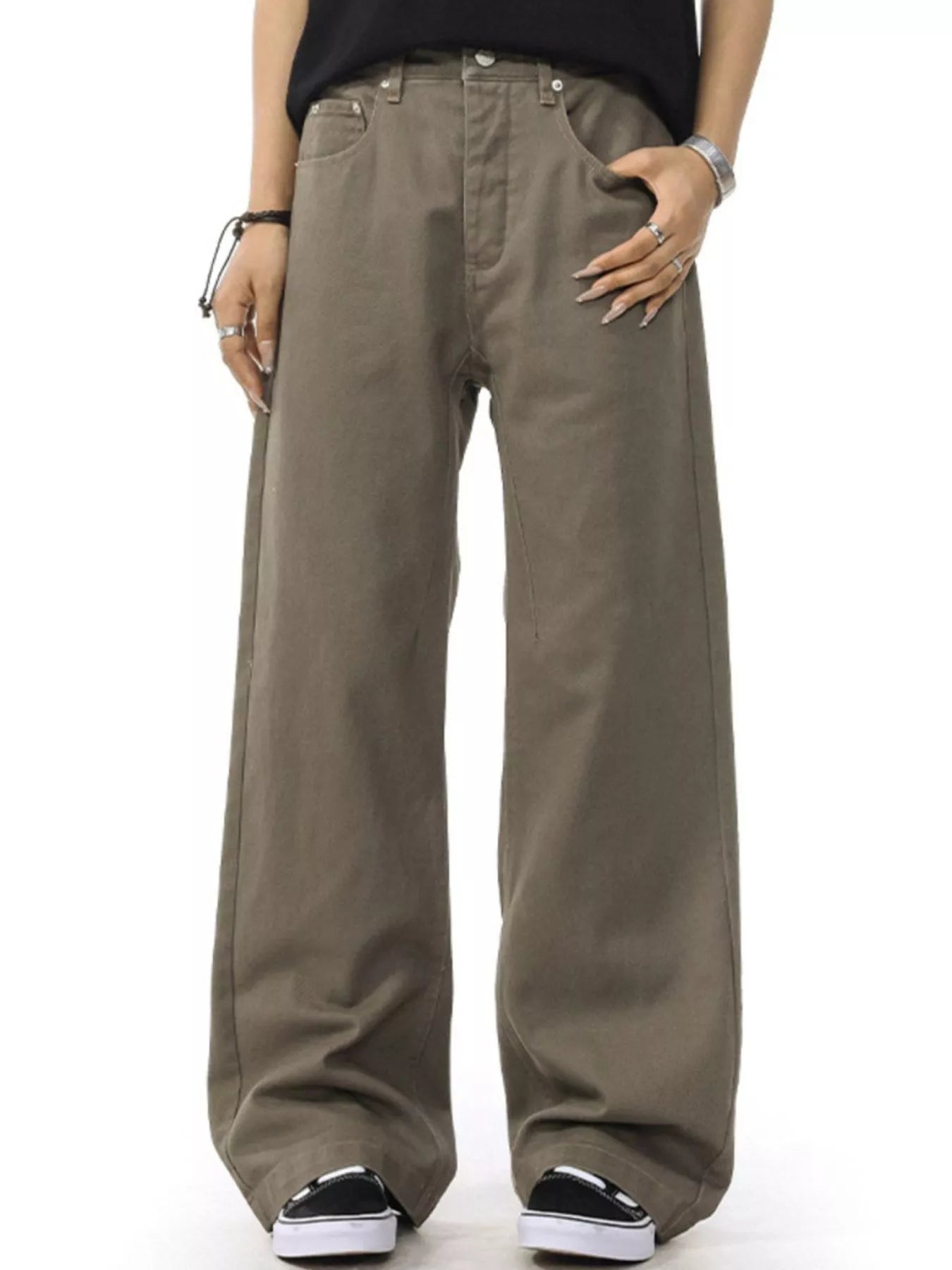 Men's Wide Leg Casual Pants