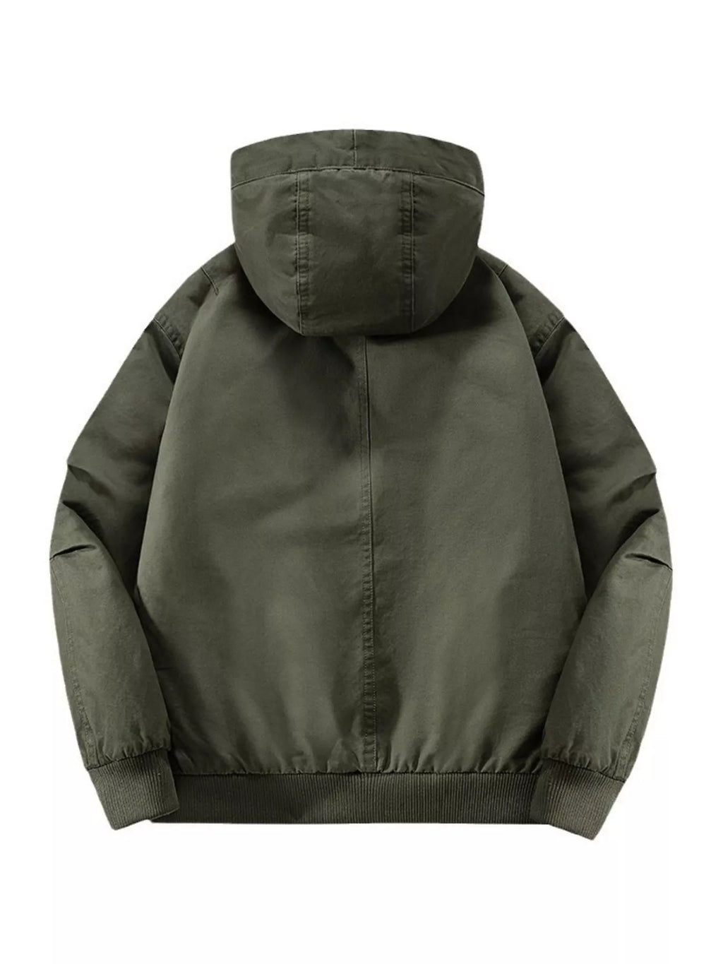 Men's Plus Size Hooded Fleece Lined Winter Jacket