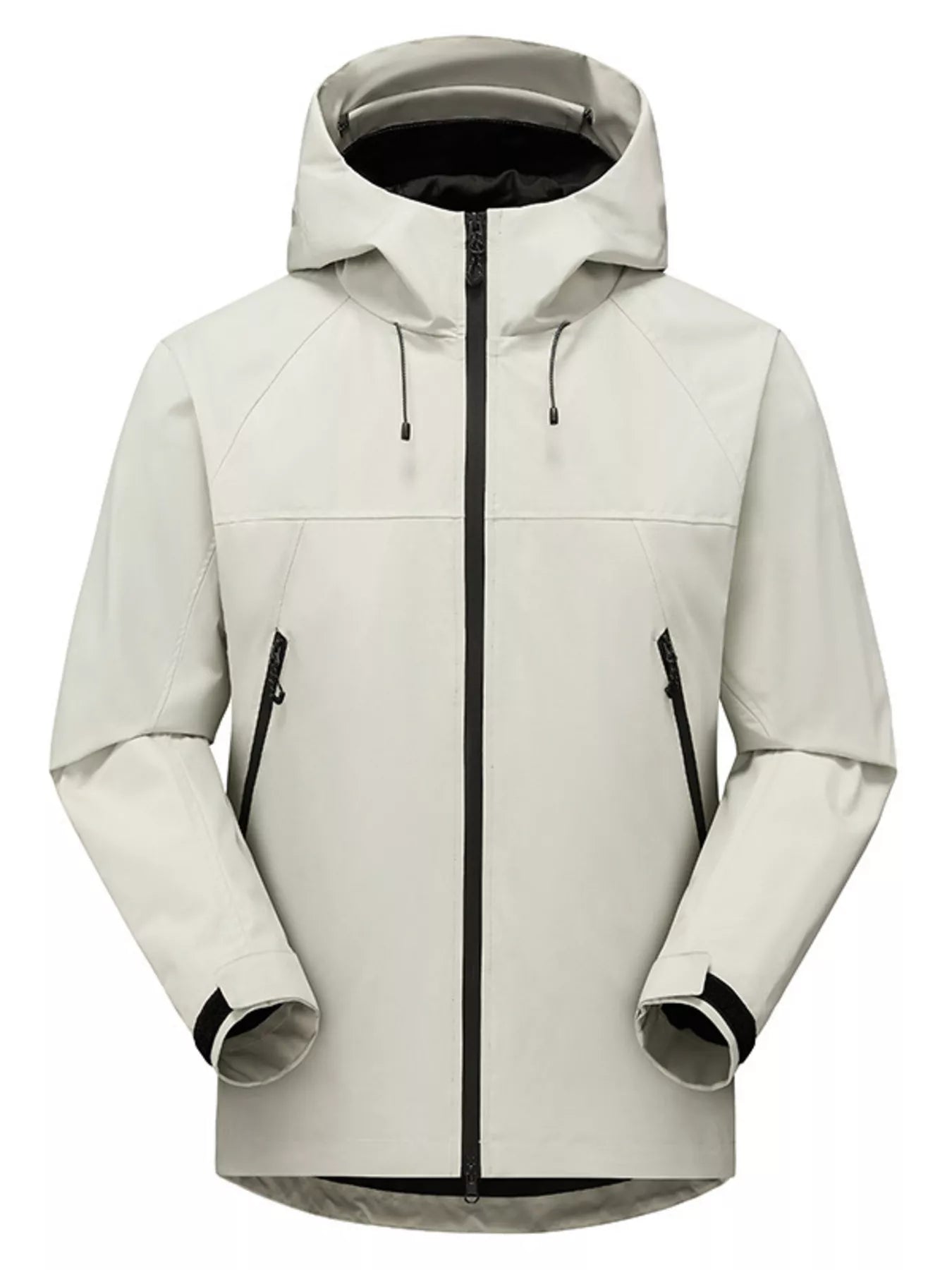 Men's Full Size Waterproof Hooded Zip Up Jacket Plus Size