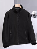 Men's Plus Size Fleece Full-Zip Jacket