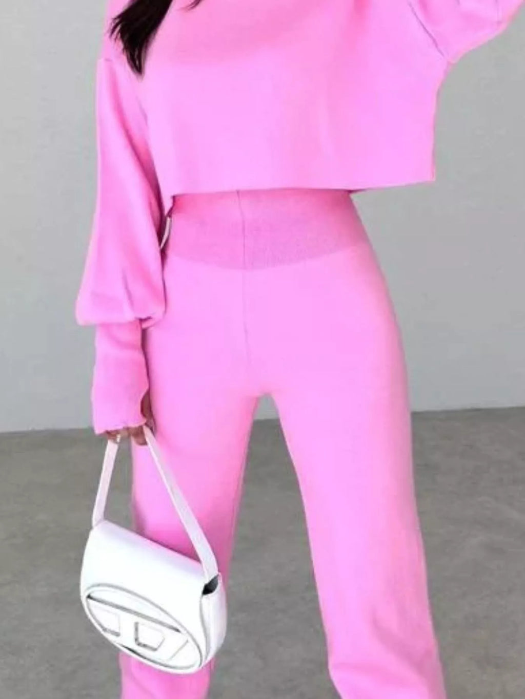 Turtleneck Long Sleeve Top & Pants Set