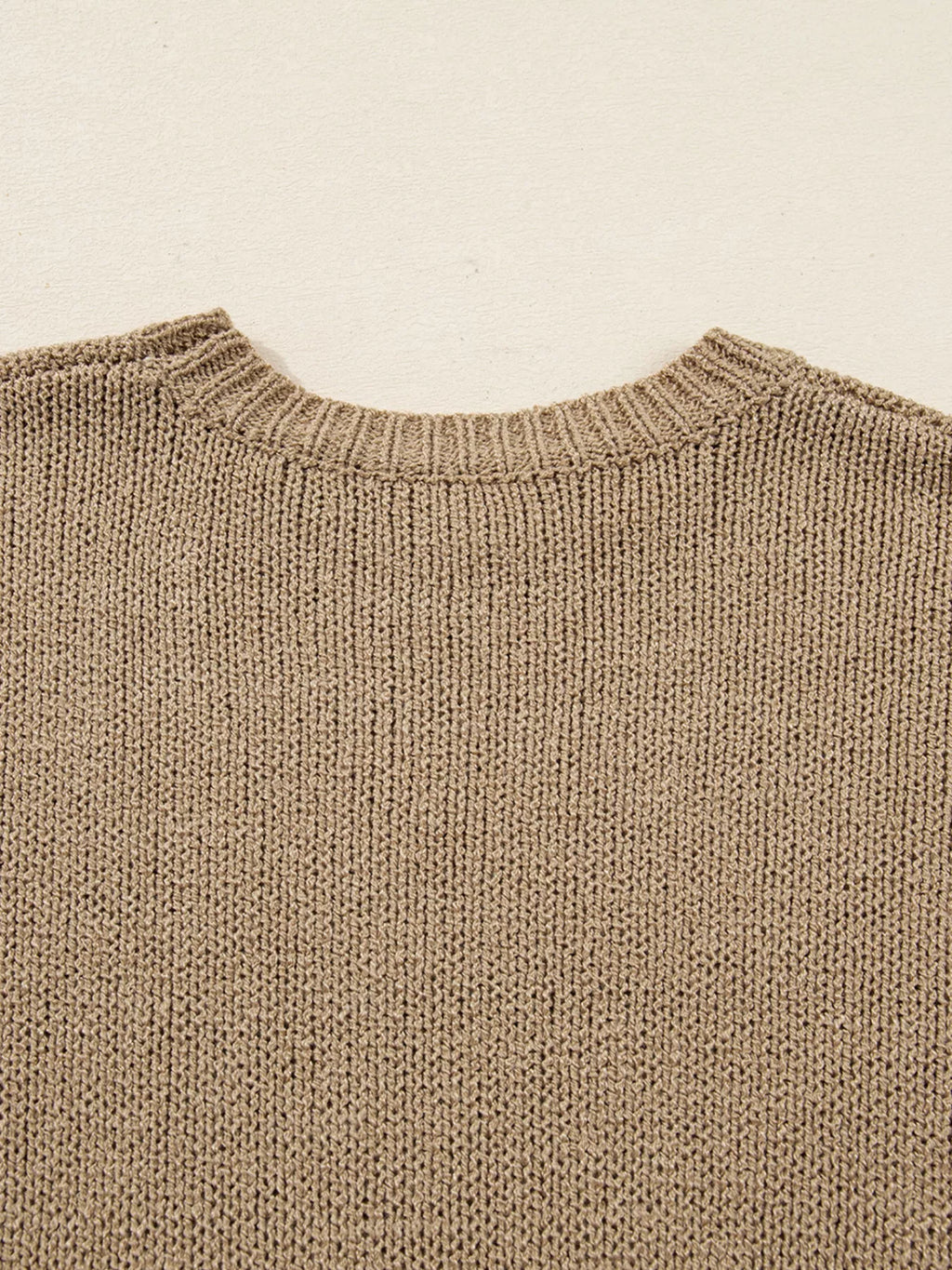 Oversize Drop Shoulder Slouchy Sweater Dress