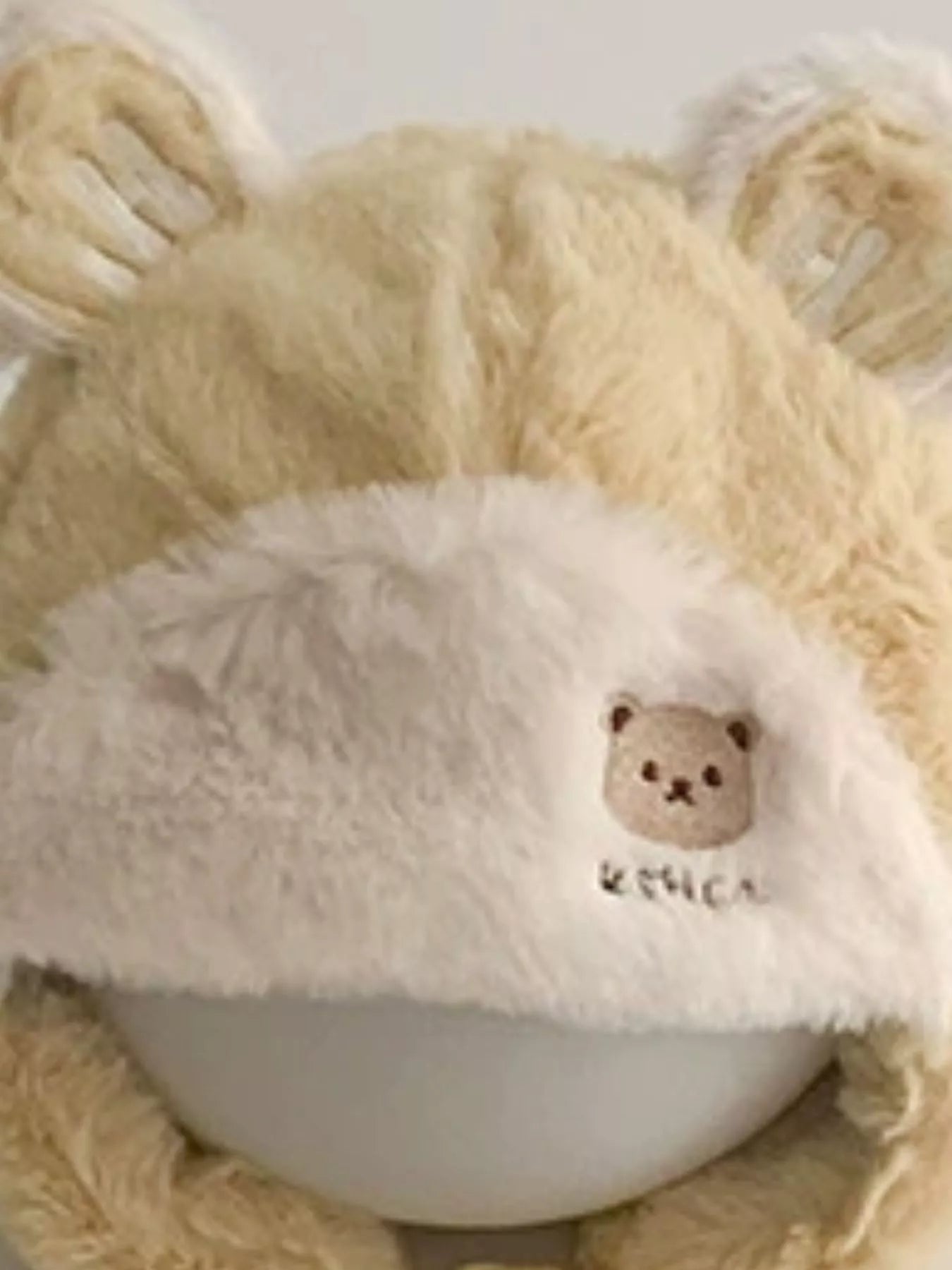 Children's Bear Ear Fluffy Hat