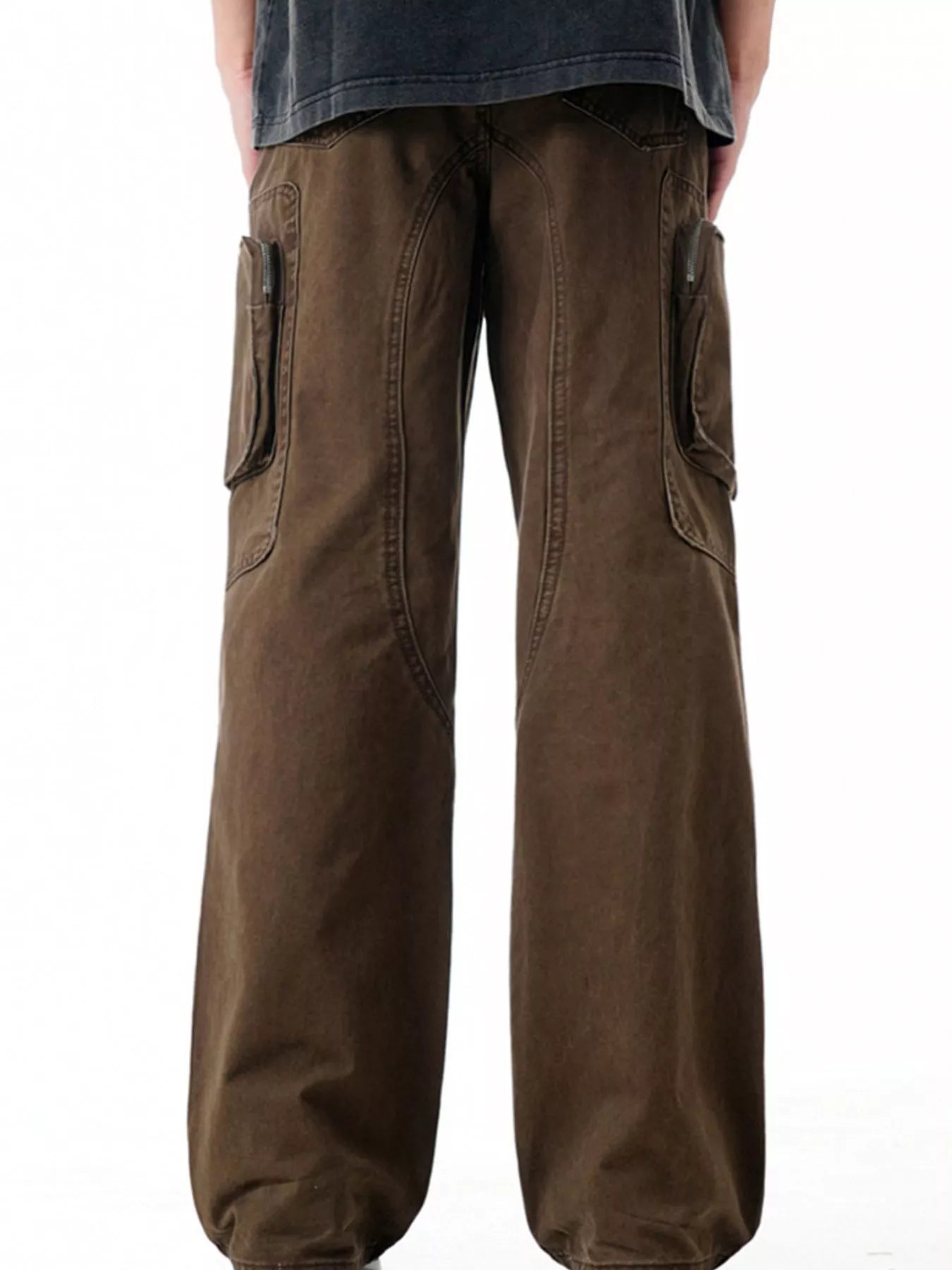 Men's Wide Leg Cargo Pants