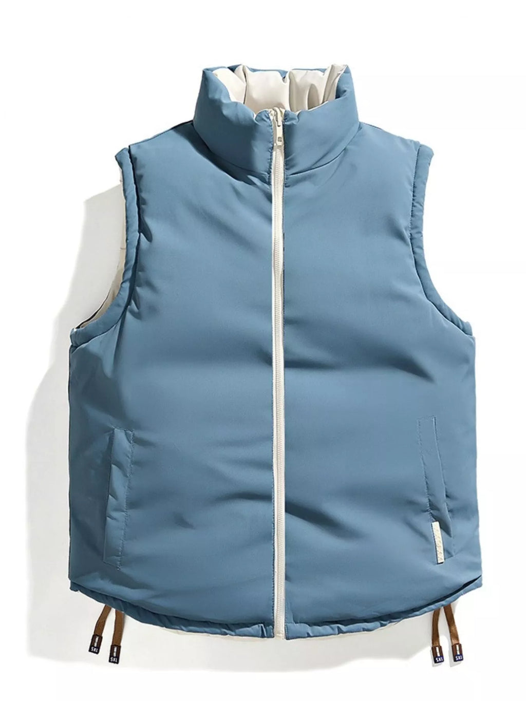 Men's Plus Size Sleeveless Padded Puffer Vest