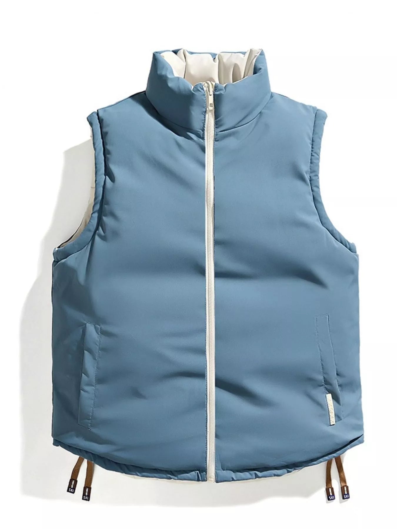 Men's Plus Size Sleeveless Padded Puffer Vest