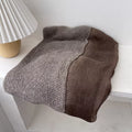 Lightweight Knitted Scarf with Dyed Edges