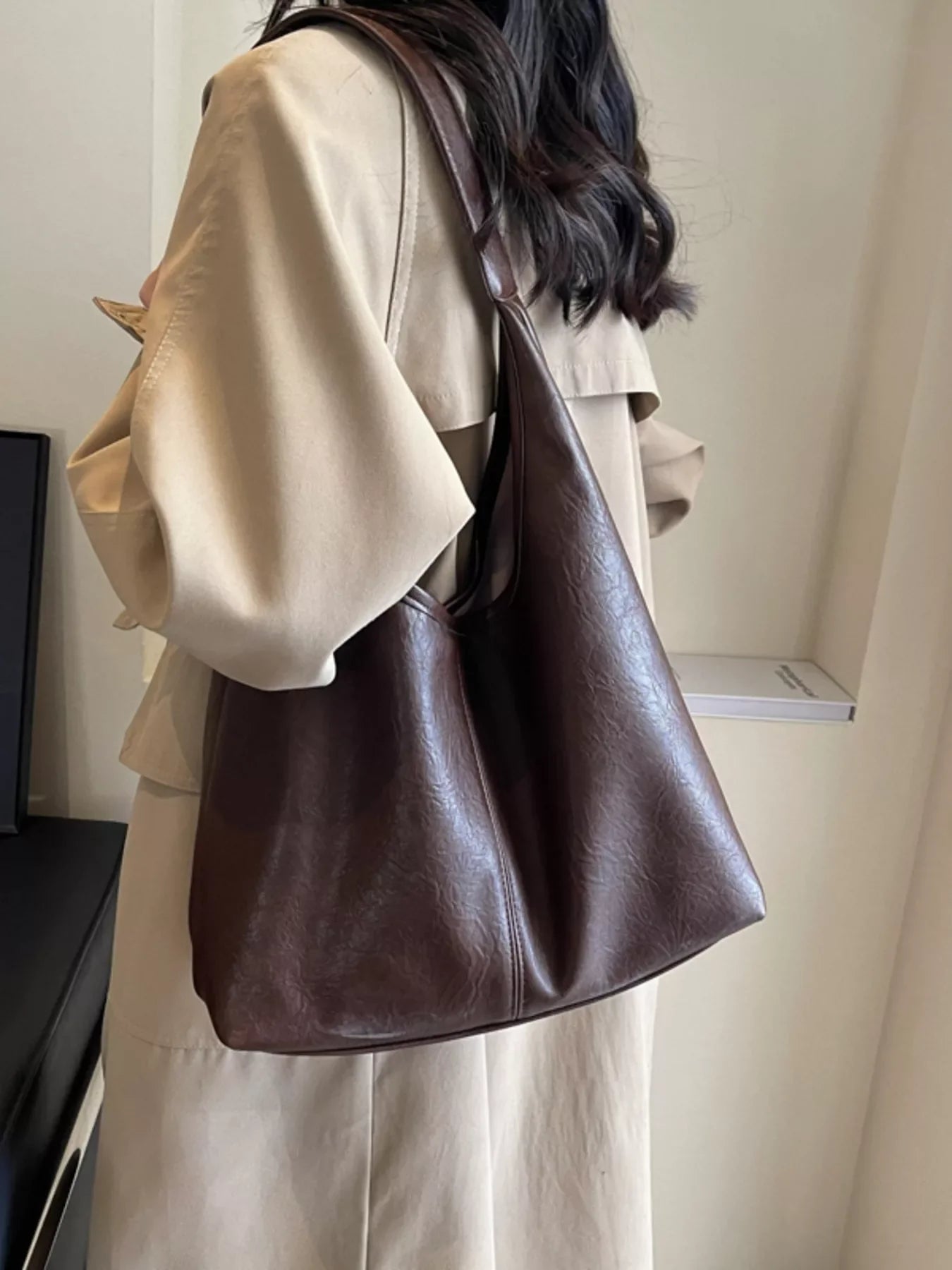 PU Leather Shoulder Bag