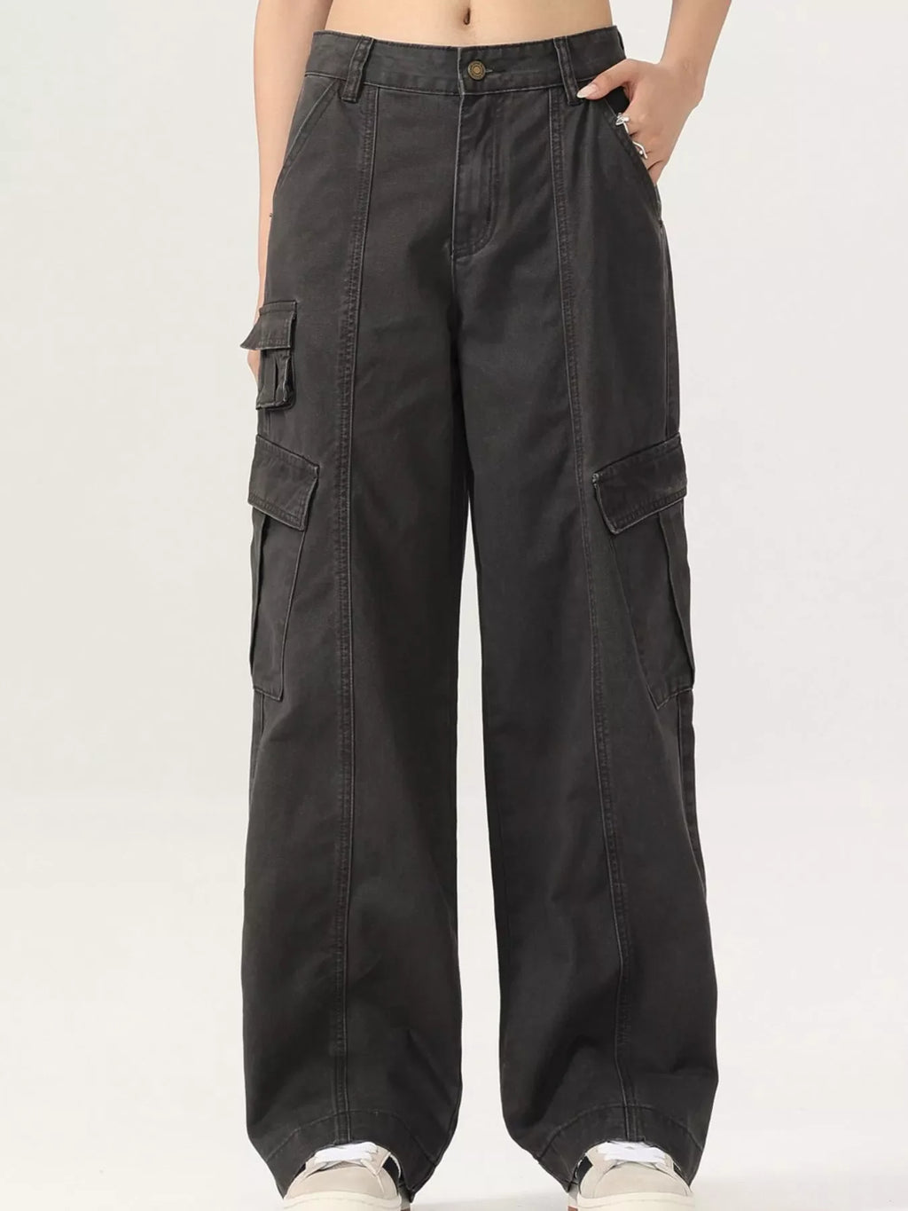 Men's Wide Leg Cargo Pants