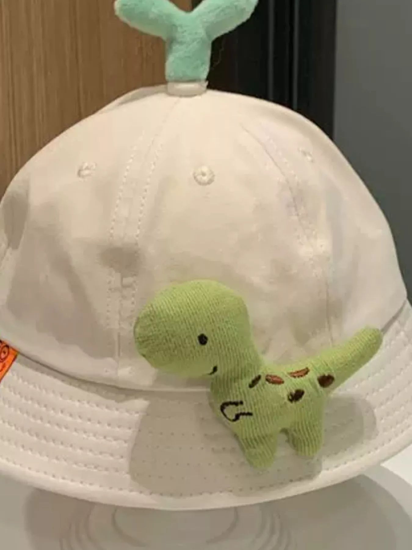 Children's Dinosaur & Sprout Decor Bucket Hat