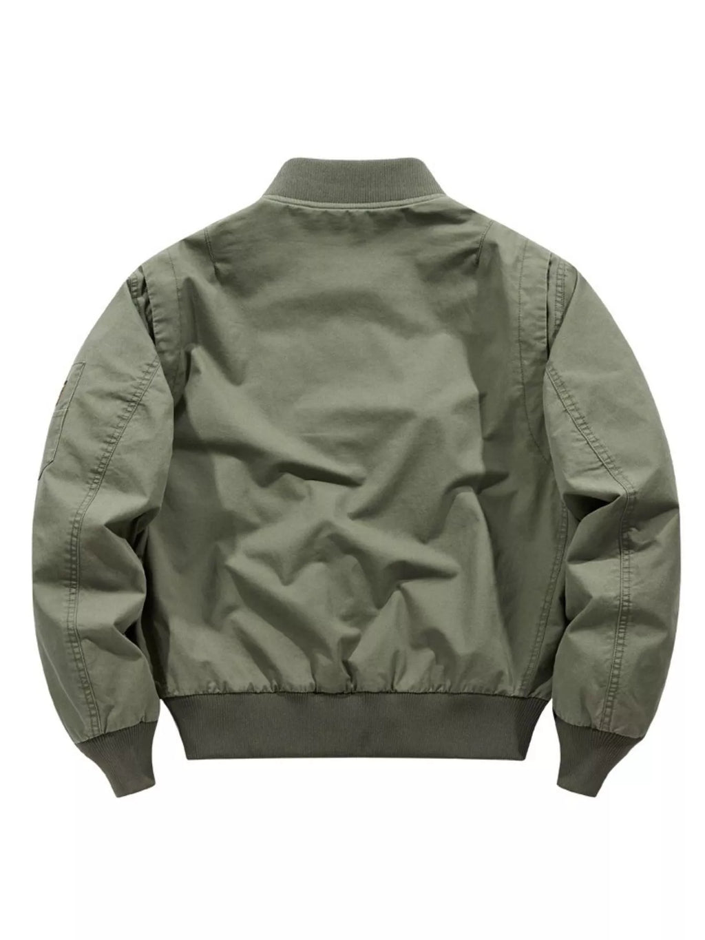 Men's Plus Size Classic Zip Up Bomber Jacket