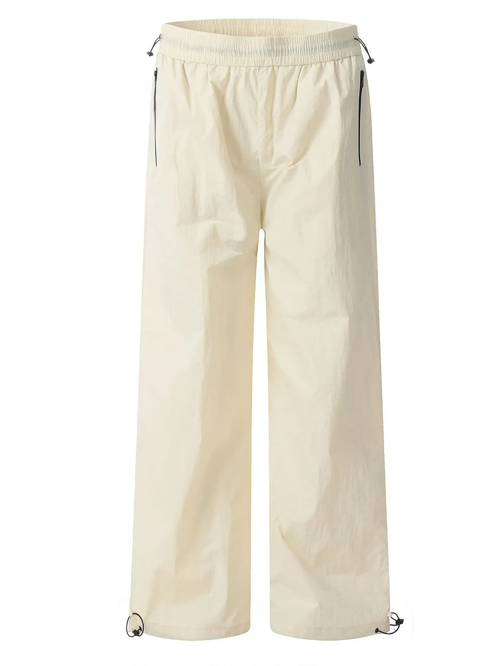 Men's Lightweight Wide-Leg Drawstring Pants