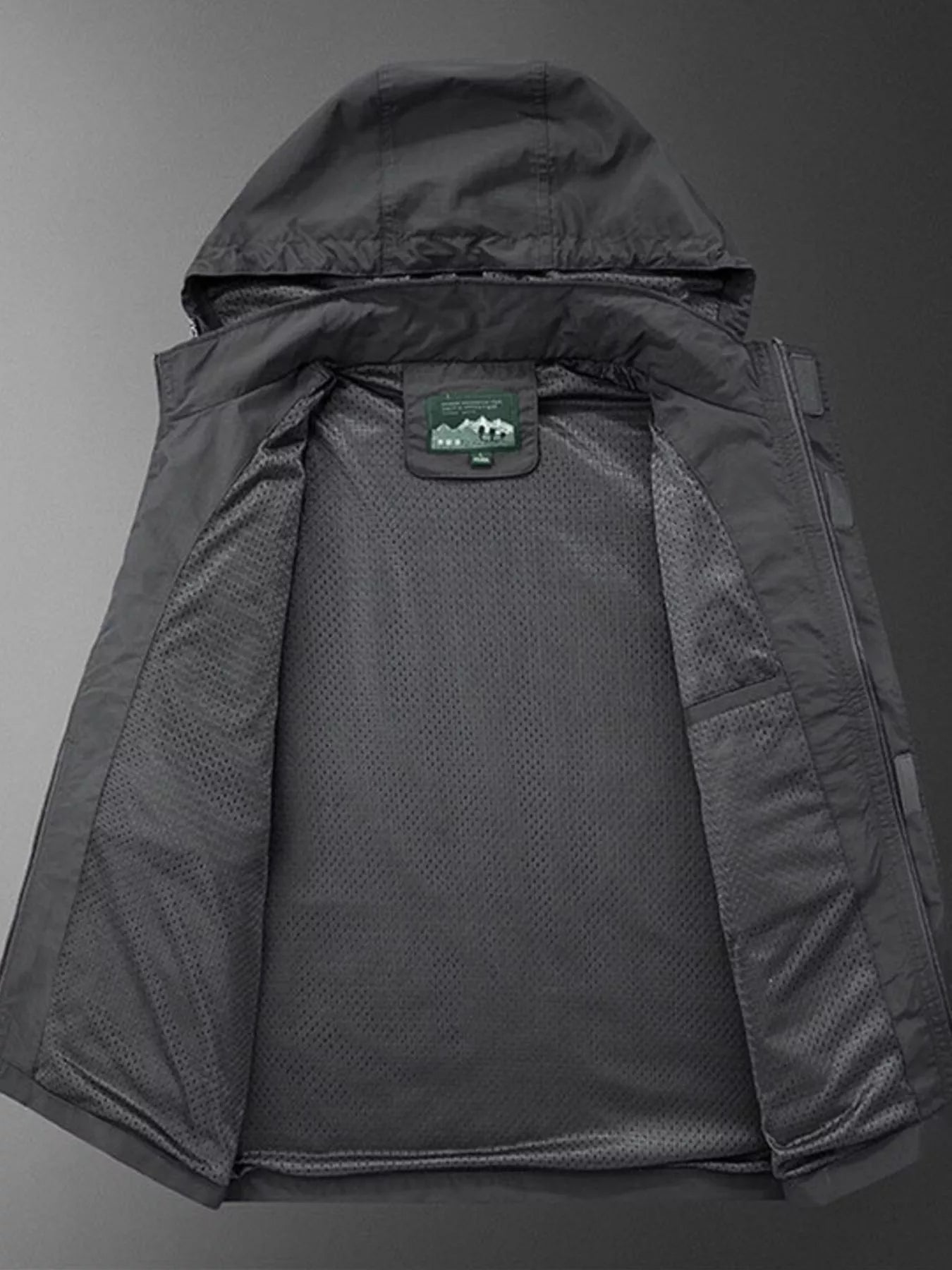 Men's Plus Size Lightweight Hooded Jacket