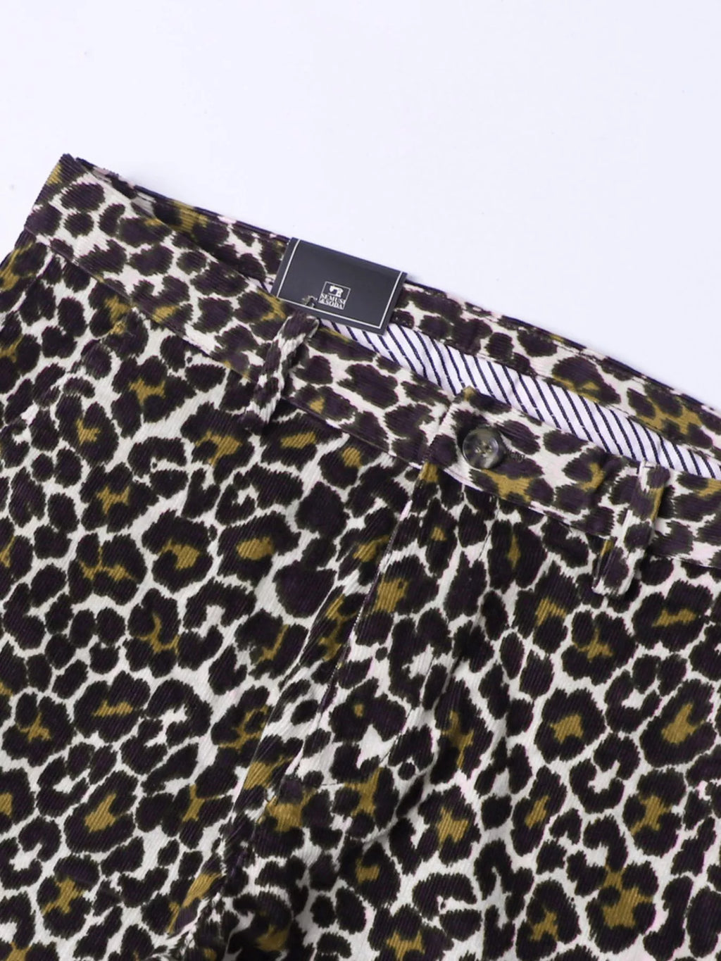 Men's Leopard Print Slim-Fit Pants