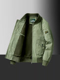 Men's Plus Size Zip Up Bomber Jacket