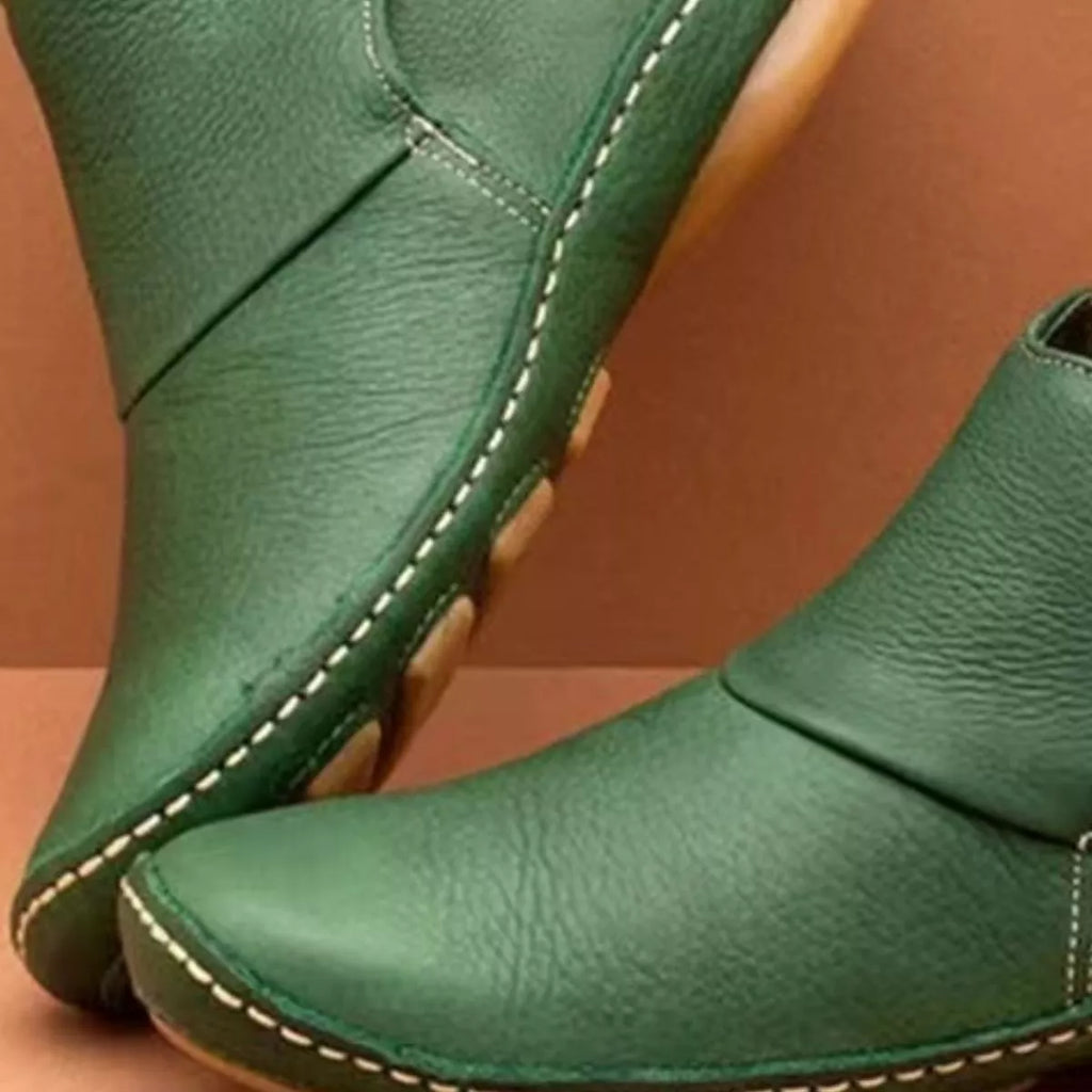 PU Leather Ankle Boots