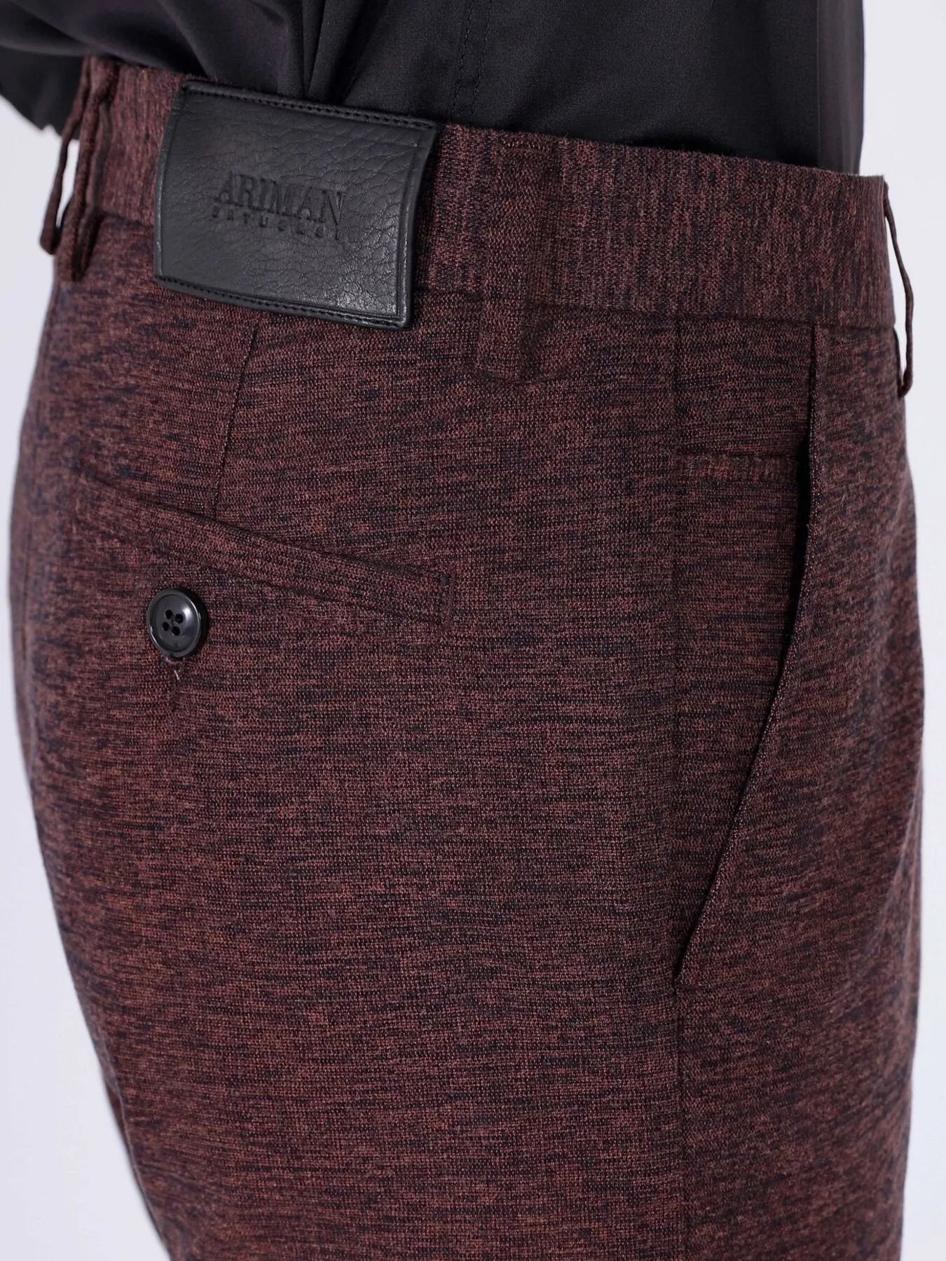 Men's Textured Slim-Fit Pants