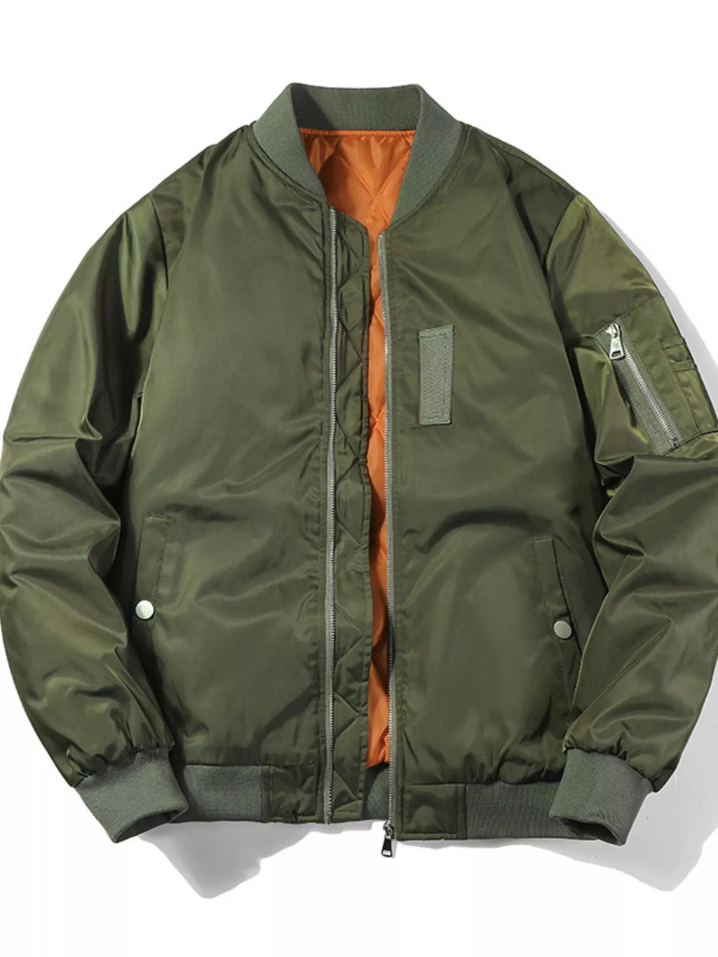 Men's Plus Size Lightweight Bomber Jacket